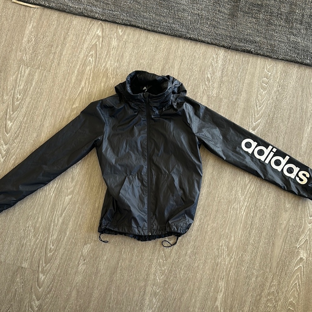 Adidas Black Utility Jacket with Long Sleeves